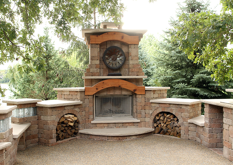 Outdoor Fireplace Kits in Alexandria MN