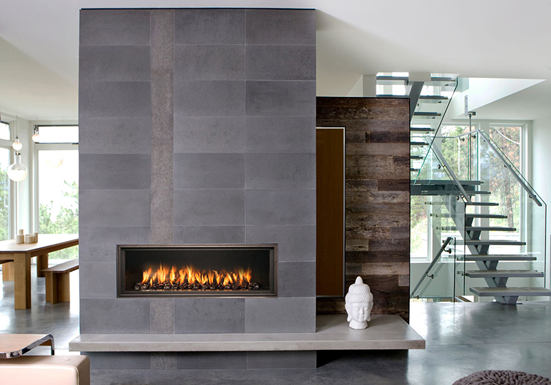 Linear Gas Fireplace in Alexandria MN